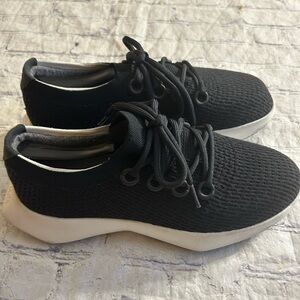 ALLBIRDS TREE DASHER 2 MEN’S BLACK RUNNING SNEAKERS LOW TOP SIZE 8